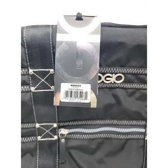 OGIO Monaco Laptop Notebook Messenger Shoulder Bag Black Padded Zip Pockets New - Picture 4 of 9